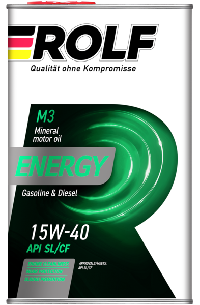 Rolf Energy 15W-40, API SL/CF, 1л