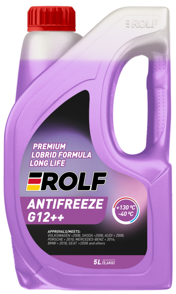 Rolf Antifreeze G12++ violet -40°C, 5кг