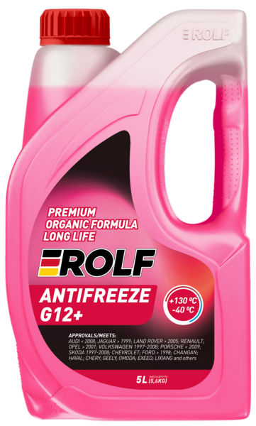 Rolf Antifreeze G12+ red -40, 5кг