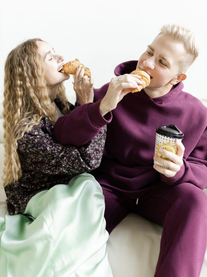 Худи оверсайз с начесом каберне