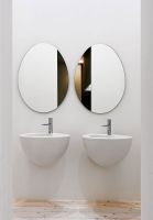 Раковина подвесная Cielo Le Giare LGLS56TR/LGLS56TRSF с переливом 56х45х35 см схема 4