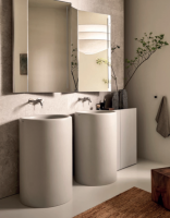 Раковина отдельностоящая Cielo Itaca ITFREEP 53x53x85 см схема 4