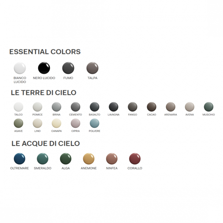 Пьедестал для раковины Cielo Itaca ITCOLP 21х30х67 см слив в стену ФОТО