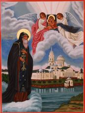 Икона Нил Столобенский (UV-печать)(10025)