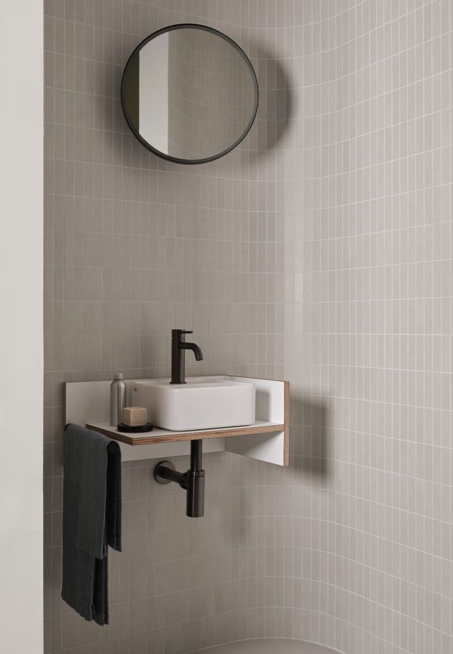 Мебельная композиция Cielo Theo Mini THMF55 из материала Fenix 55х31 см ФОТО