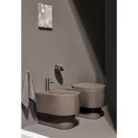 Биде напольное Cielo Otis OTBI с 1 отверстием под смеситель схема 4