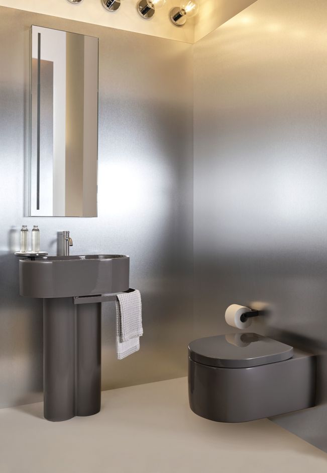 Подвесной унитаз безободковый Cielo Otis OTVSK крепеж в комплекте ФОТО