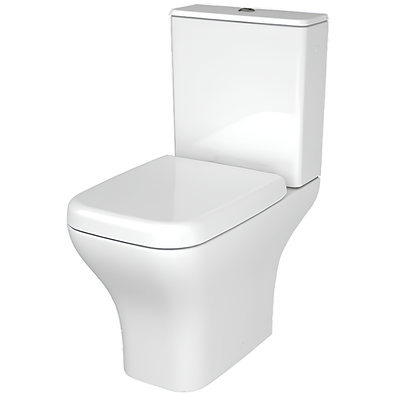 Унитаз-компакт напольный VitrA Polar с сиденьем микролифт белый 9843B003-7201
