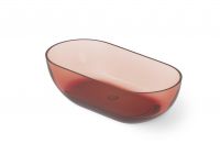 Ванна отдельностоящая Dea Design Shadow DD8619 1650 R5 165x82xh52 см Pomegranate R5 схема 1