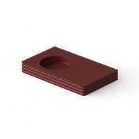 Раковина настольная Dea Design DD9803 800 17 80x48xh10 см Red Wine №17 схема 1