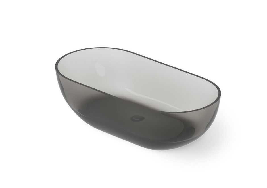 Ванна отдельностоящая Dea Design Shadow DD8619 1780 R4 178x88xh52 см Smoky Black R4