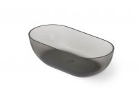 Ванна отдельностоящая Dea Design Shadow DD8619 1780 R4 178x88xh52 см Smoky Black R4 схема 1