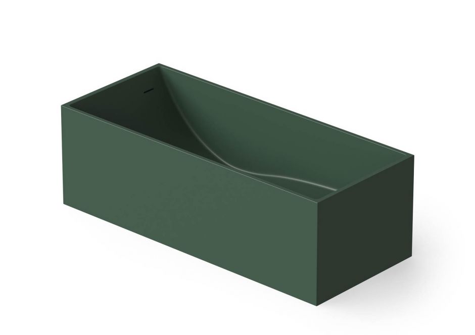Отдельностоящая ванна Dea Design Modern DD8607 1580 11 прямоугольная 1580 158x68xh58 см Dark Green №11
