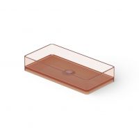 Раковина Dea Design DD9010 800 R9 80x40xh14,5 см накладная настольная Brown Copper R9 схема 1