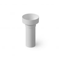 Напольный круглый умывальник Dea Design DD2023 480 18 48x48xh90 см White №18 схема 1