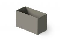 Ванна отдельностоящая Dea Design Single DD8702 1000 4 100x58xh75 см Light Grey №4 схема 1