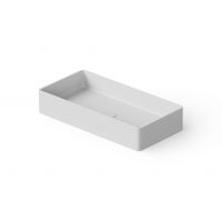 Раковина Dea Design DD9010 800 18 80x40xh14,5 см накладная настольная White №18 схема 1