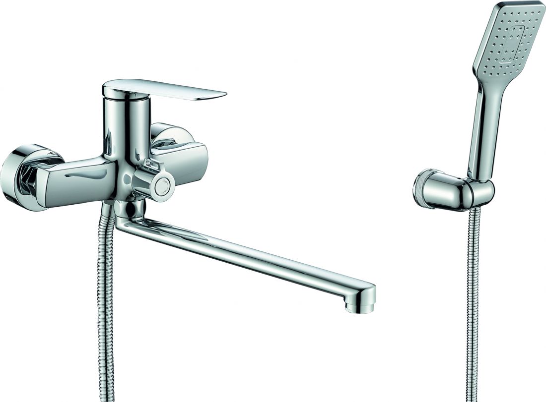 Смеситель для ванны с длинным поворотным изливом RUSH Bering (BE5535-51)