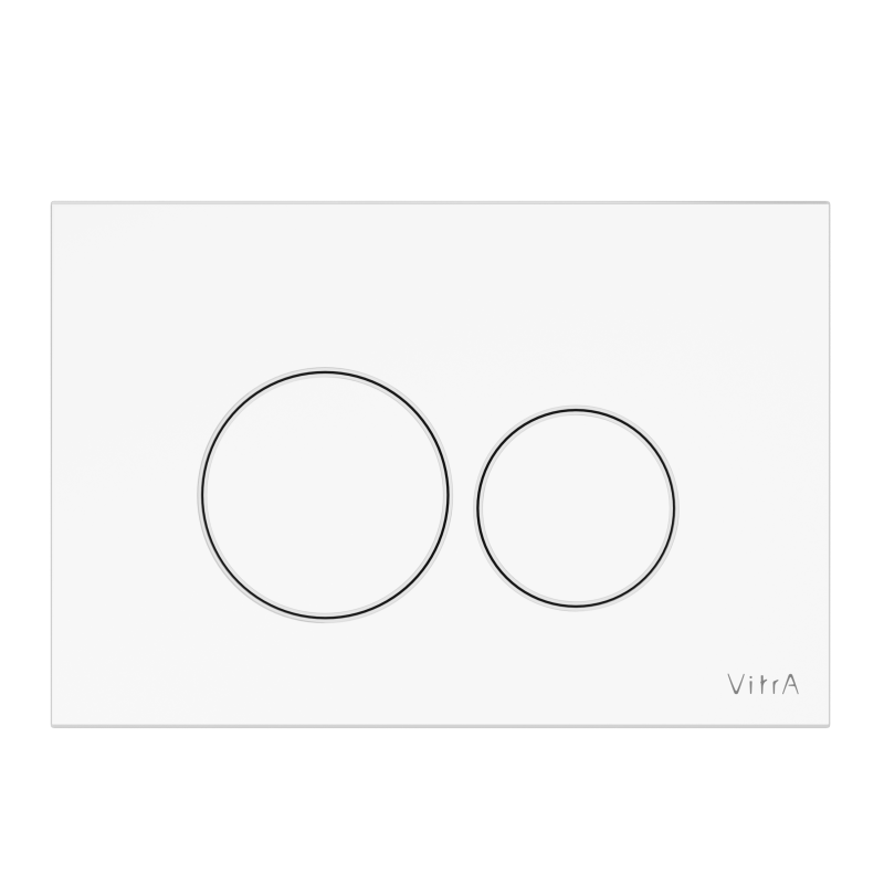 Кнопка смыва VitrA Origin глянцевая белая двойный смыв 740-2400