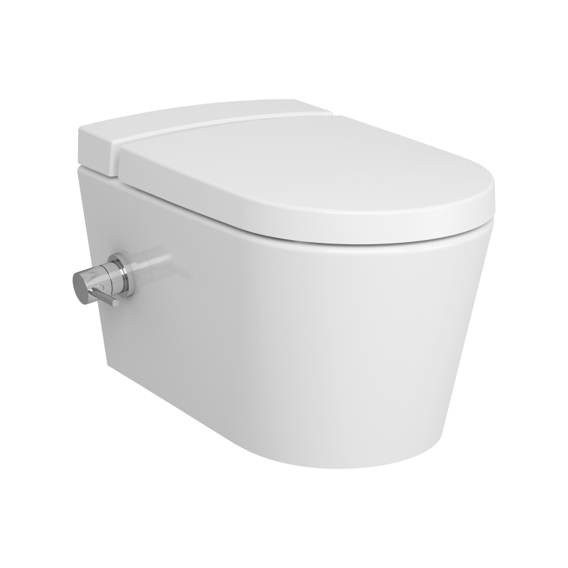 Подвесной унитаз VitrA Nest с функцией биде и встроенным смесителем Rim-ex 5176B003-6233