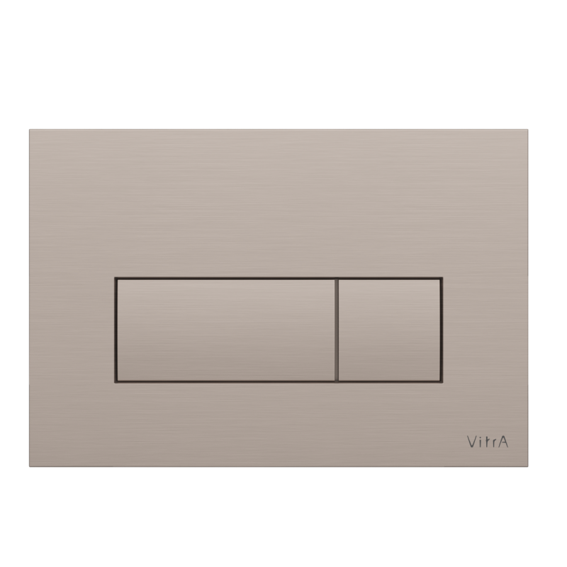 Кнопка смыва VitrA Root брашированный никель двойный смыв 740-2395