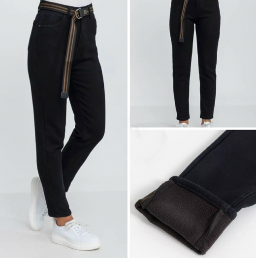 Джинсы теплые женские 50501