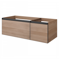 Тумба под раковину Armadi Art Quatro 790-M2-120, два блока (80+40), чаша слева схема 5