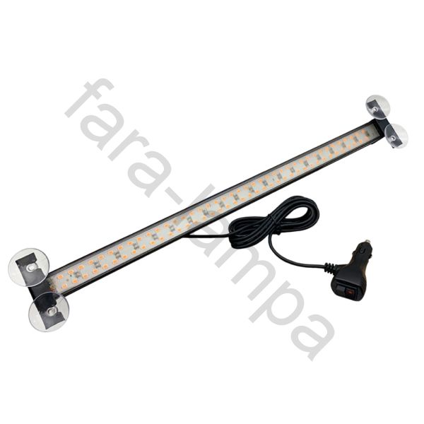 Светодиодная мигалка красно-синяя под лобовое