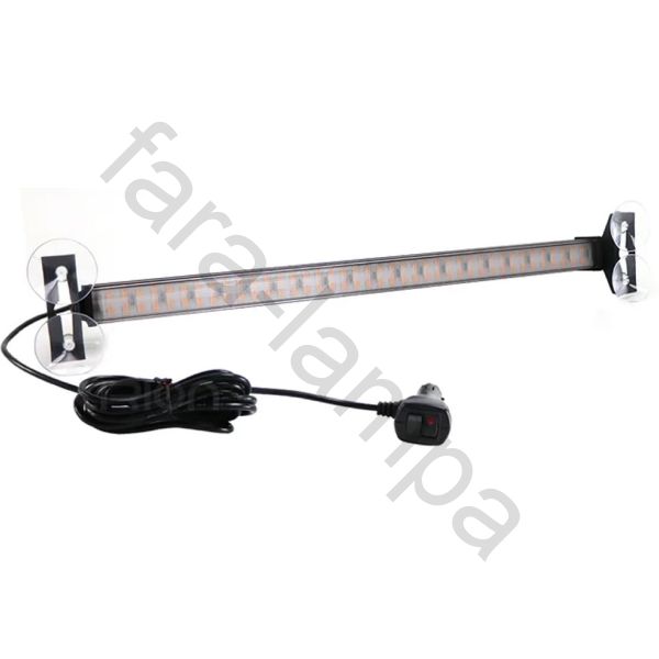 Светодиодная мигалка красно-синяя под лобовое