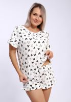 940 Пижама LOVE [сердца черные]