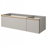 Тумба Armadi Art Quatro 790-M2-140, два блока (100+40), чаша слева схема 6