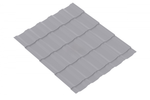 Металлочерепица Супер KRONA 0.5 Полиэстер двусторонний RAL 7004