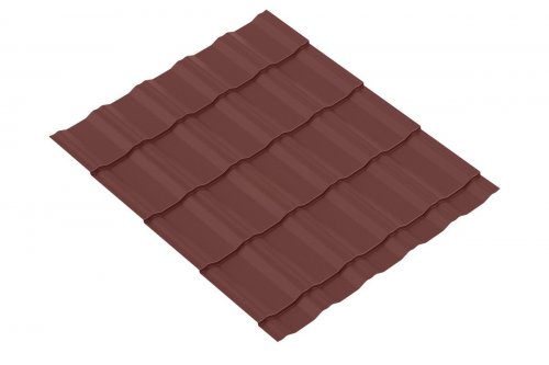 Металлочерепица Супер KRONA 0.5 Полиэстер двусторонний RAL 8017