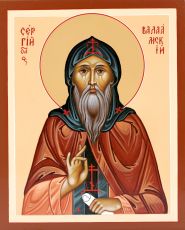 Икона Сергий Валаамский (UV-печать)(10061)