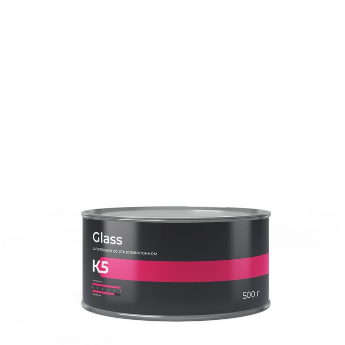 K5 Glass Шпатлевка со стекловолокном, 500г.