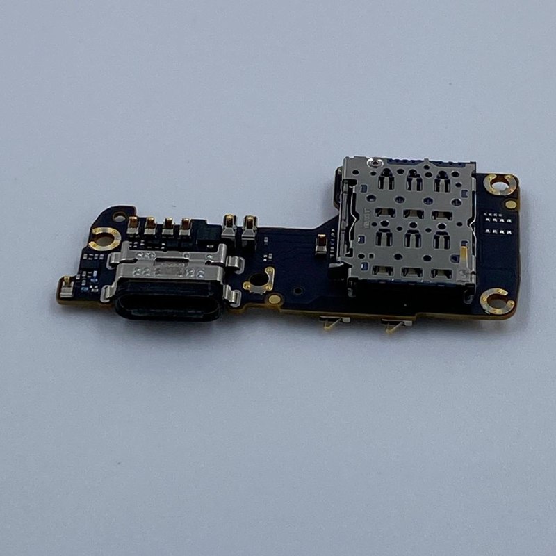 Xiaomi 12x нижняя плата с системным разъёмом оригинал с разбора