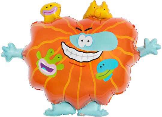 Бобо Бородо шар фольгированный с гелием