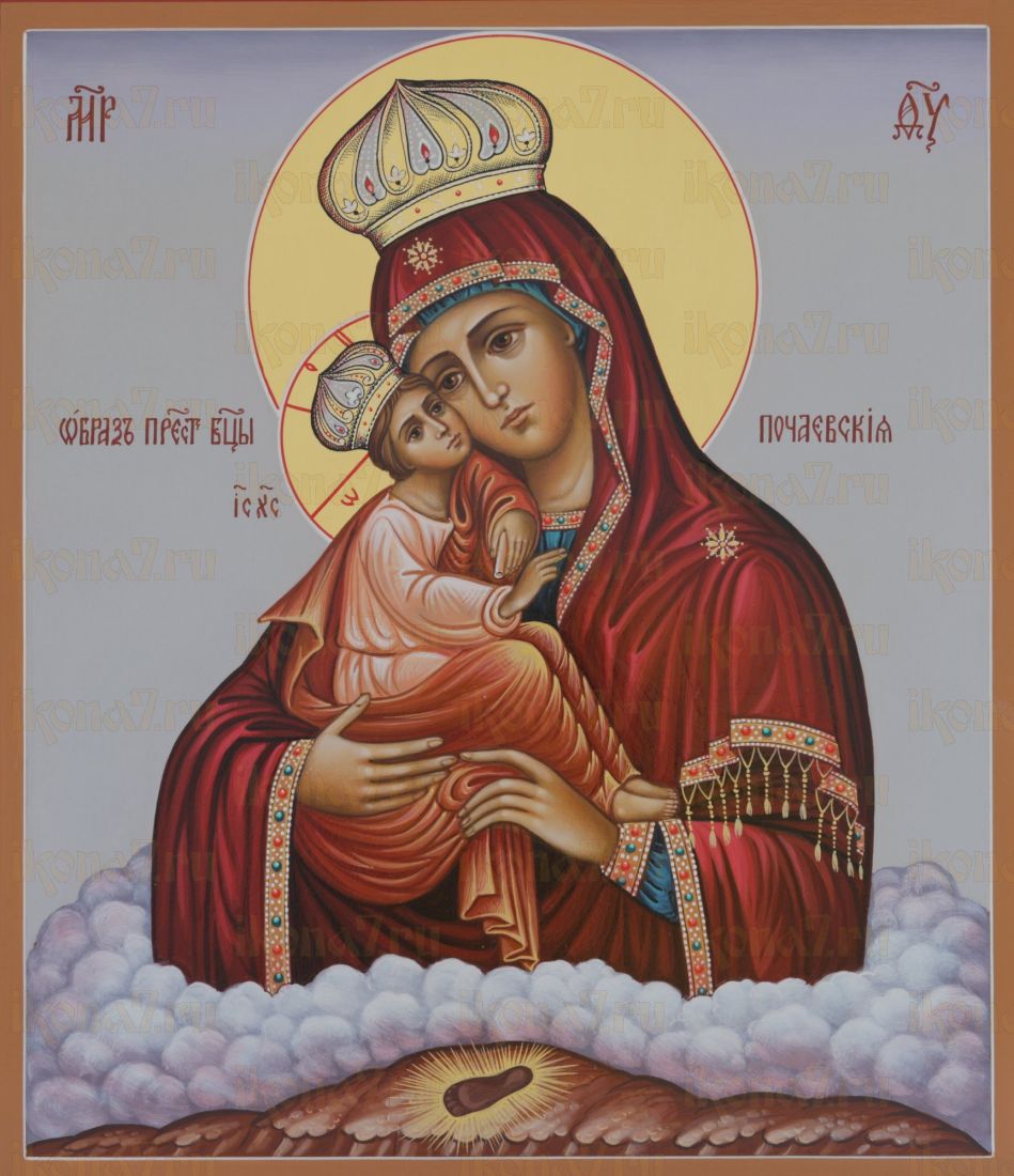 Почаевская икона Божией Матери (UV-печать)(10082)