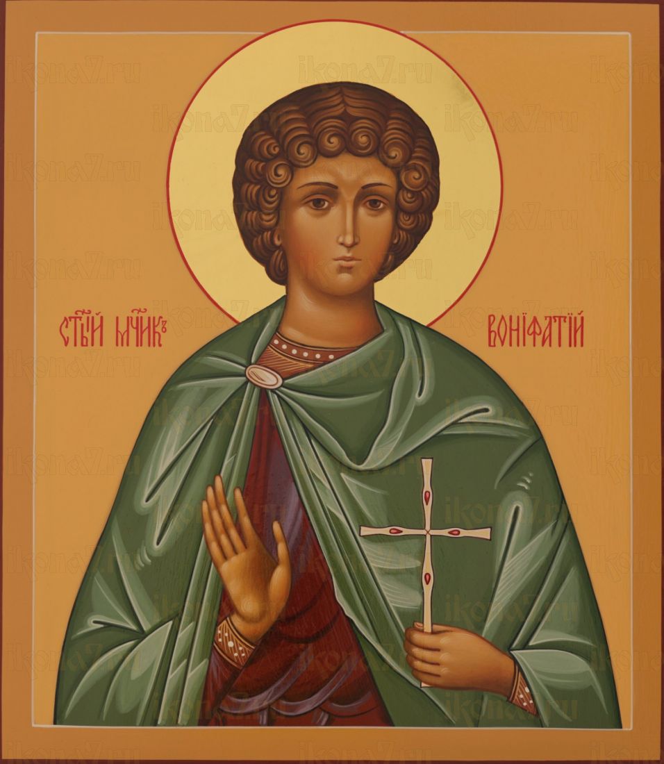 Икона Вонифатий Тарсийский (UV-печать)(10090)