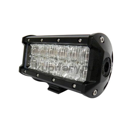 Светодиодная балка фара прямоугольная 5D 36 Ватт 12 led PHILIPS 17 см ближнего света KARAVAN