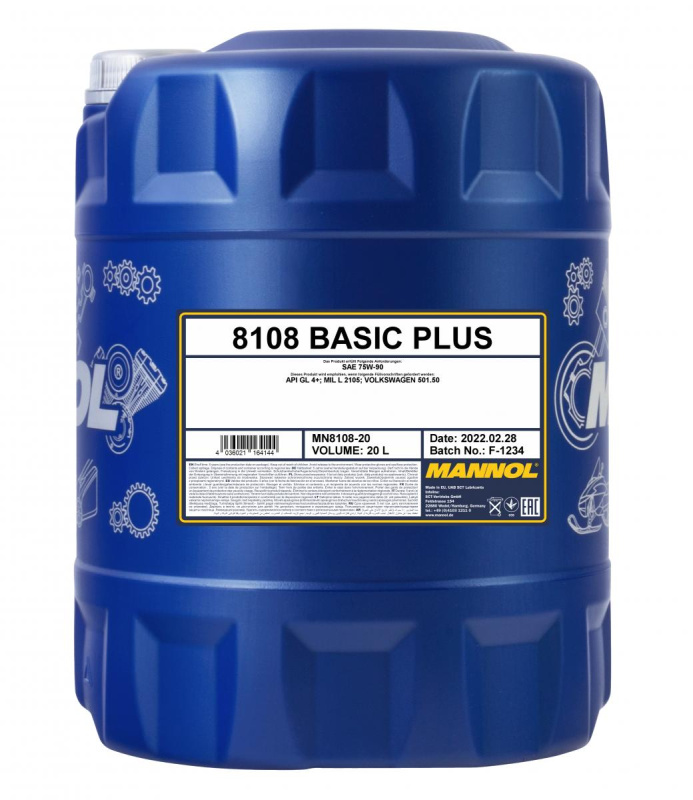 Mannol Basic Plus 75W-90, 20л