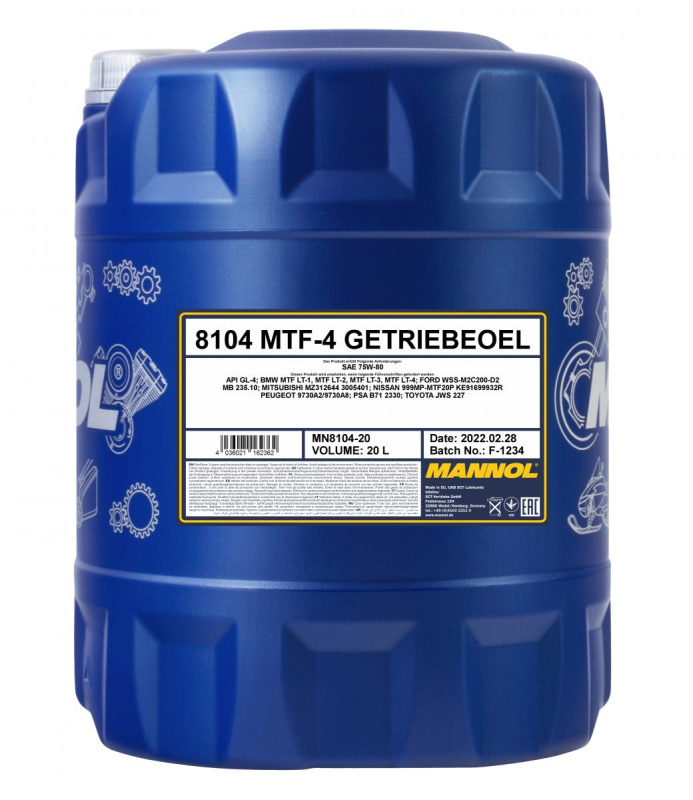 Mannol MTF-4 75W-80, 20л