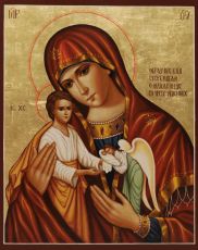 Скорбящая о младенцах во чреве убиенных икона Божией Матери (UV-печать)(10138)