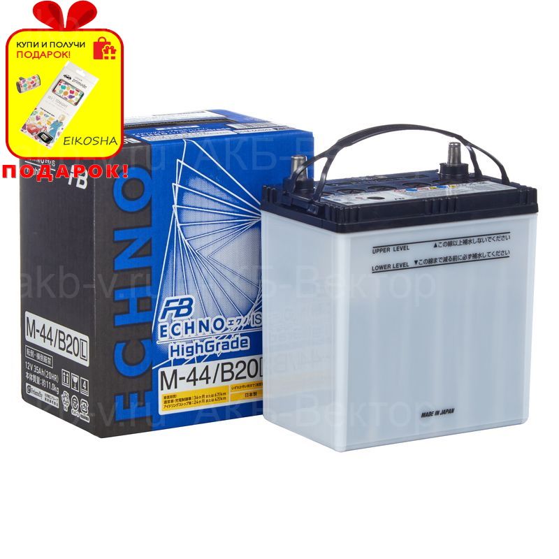 Аккумулятор FB ECHNO IS M-44/B20L 35Ач 25г.