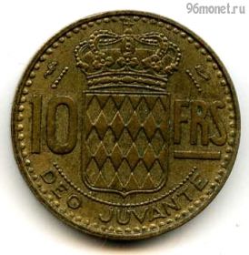 Монако 10 франков 1951