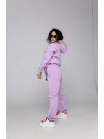 Брюки женские футер 3-х нитка арт. 1040 [сирень]