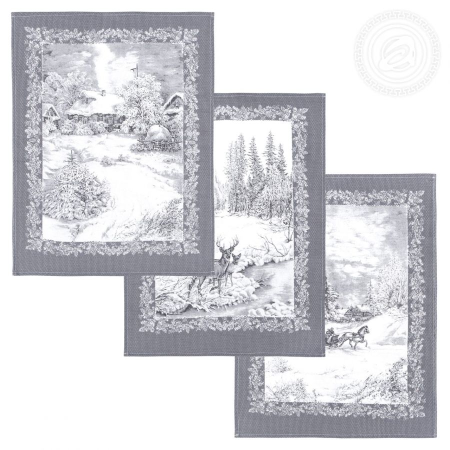 Набор полотенец из рогожки "Сочельник" (2шт.)