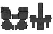 Коврики в салон на 7 мест, Element, полиуретан на 3 ряда Staria