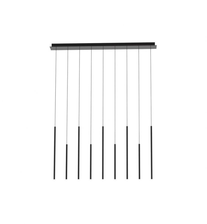 Люстра подвесная Alfa Light F3924-02 black 18W 120*13*H 150