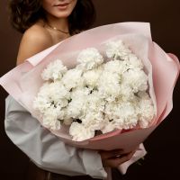 Белые диантусы от 15 шт